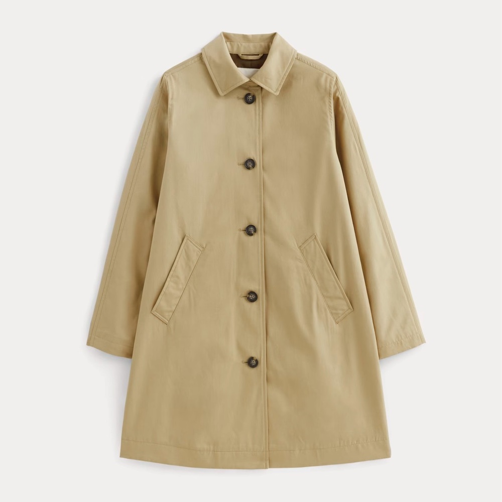 Everlane Women's Mac Coat in Cornstalk